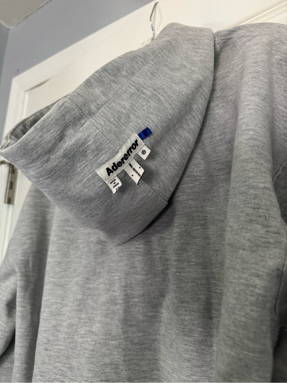 AE Gray Hooded Sweatshirt - Classic Comfort Pullover - Picture 4 of 4